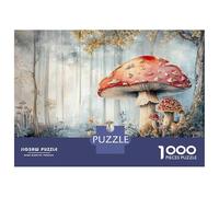 Rompecabezas para Adultos 1000 Forest Mushroom Fantasy Rompecabezas para Adultos Juego De Ingenio Análisis Y Lógica Desafiante De Completar 70x50cm/1000pcs