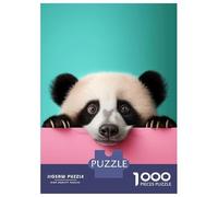 Rompecabezas para Adultos 1000 Funny Panda Bear Animals Rompecabezas para Adultos Juego De Ingenio Análisis Y Lógica Desafiante De Completar 70x50cm/1000pcs