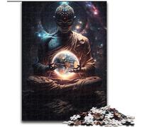 Rompecabezas para Adultos 1000 Galaxy Art Buddha de Madera, Regalo para Hombres y Mujeres, para Uso Diario y Ocasiones Especiales, 50x75cm, un Regalo Ideal para Navidad o cumpleaños