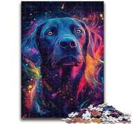 Rompecabezas para Adultos 1000 Galaxy Labrador para Mayores de 14 años, Juego de ingenio, Adultos y Adolescentes, 50x75cm