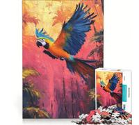 Rompecabezas para Adultos 1000 guacamayos en Vuelo Juego de ingenio interacción Entre Padres e Hijos fortalece el Amor Entre Parejas 38x26cm