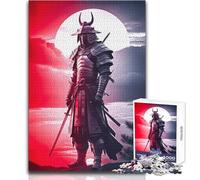 Rompecabezas para Adultos 1000 Guerreros samuráis, Ideal para Momentos de Tranquilidad y relajación, Corte Uniforme Limpio, Juguete de Ocio, tamaño 38x52cm
