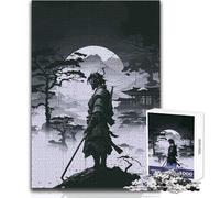 Rompecabezas para Adultos 1000 Guerreros samuráis, Ideal para Momentos de Tranquilidad y relajación, Corte Uniforme Limpio, Juguete de Ocio, tamaño 50x75cm