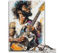 Rompecabezas para Adultos 1000 Guitarrista Diversión Familiar Toda la Familia para Mayores de 14 años 26x38cm