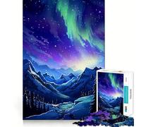 Rompecabezas para Adultos 1000 Ice Mountain Pixel Art Premium Edge Art Juguete de Habilidades cognitivas Juego Casual Juego de cumpleaños Divertido (38x52cm)