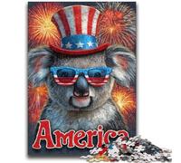 Rompecabezas para Adultos 1000 Koalas Americanos Diversión Familiar Toda la Familia para Mayores de 14 años 50x75cm