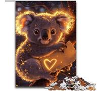 Rompecabezas para Adultos: 1000 Koalas Dorados Desafiantes y entretenidos, Actividad Familiar (tamaño 50x75cm)