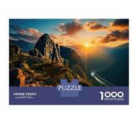 Rompecabezas para Adultos 1000 Machu Picchu Sunrise Rompecabezas para Adultos Juego De Ingenio Análisis Y Lógica Desafiante De Completar 52x38cm/1000pcs