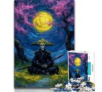Rompecabezas para Adultos: 1000 misteriosos Esqueletos Ninja para Adolescentes Regalo Divertido y Actividad para el hogar Juguete para días lluviosos (tamaño 75x50cm)