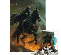 Rompecabezas para Adultos 1000 muertes Grim Ride Juegos educativos Juguetes educativos de Aprendizaje Obra de Arte Regalo Actividades Familiares (Tamaño 50x75cm)