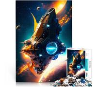 Rompecabezas para Adultos 1000 Nave Espacial Nuclear Hecho de Papel，para Mayores de 14 años para divertirse en Familia Mejorar el Amor Entre Parejas。tamaño：38x52cm/14.96x20.47pulgada