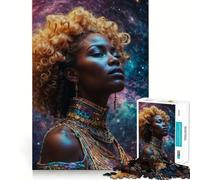 Rompecabezas para Adultos 1000 Navegante Celestial Arte de Borde Exacto Juguete de Construcción Focus Juego de Tiempo Acogedor Arte de Pared Navideño (38x26cm)