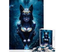 Rompecabezas para Adultos 1000 Night Oasis Cleopatra Juguete Educativo Obra de Arte Regalo Juego Educativo Colección de Artistas Bellas Artes Tamaño 38x26cm