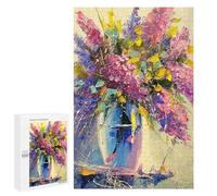 Rompecabezas para Adultos 1000 PCS A Bouquet of Lilac Rompecabezas para Adultos Juegos Familiares Alivia El Estrés Regalo De Cumpleaños, Regalos, 1000 PCS