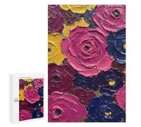 Rompecabezas para Adultos 1000 PCS Abstract Floral Painting Rompecabezas para Adultos Juego De Ingenio Desafío Difícil 1000 PCS