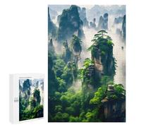 Rompecabezas para Adultos 1000 PCS Amazing Temple The Rock Rompecabezas para Adolescentes Juego De Ingenio Análisis Y Lógica 1000 PCS
