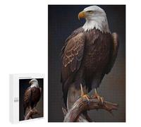 Rompecabezas para Adultos 1000 PCS American Bald Eagle Rompecabezas para Adultos Juego De Ingenio Desafío Difícil 1000 PCS
