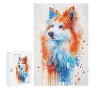Rompecabezas para Adultos 1000 PCS American Eskimo Dog Rompecabezas para Adultos Juegos Relajantes Análisis Y Lógica Cumpleaños Y Navidad 1000 PCS