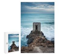 Rompecabezas para Adultos 1000 PCS An Old Fort Near Sea Rompecabezas para Adultos Juguetes Antiestrés Mejora La Memoria Regalos De Cumpleaños Y Únicos 1000 PCS