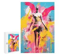 Rompecabezas para Adultos 1000 PCS Angel Graffiti Pop Art Rompecabezas para Adultos Juegos Familiares Regalo De Cumpleaños Regalos De Cumpleaños 1000 PCS