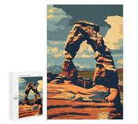 Rompecabezas para Adultos 1000 PCS Arches National Park Rompecabezas para Adultos Juegos Relajantes Mejora La Memoria Difícil Y Desafiante 1000 PCS