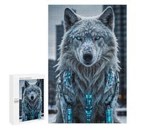 Rompecabezas para Adultos 1000 PCS Arctic Wolf in The Snow Rompecabezas para Adolescentes Juego De Ingenio Análisis Y Lógica 1000 PCS