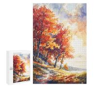 Rompecabezas para Adultos 1000 PCS Autumn Radiance Rompecabezas para Adultos Juegos Familiares Decoración del Hogar Regalos para Amigos Y Familiares 1000 PCS