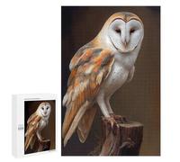 Rompecabezas para Adultos 1000 PCS Barn Owl Rompecabezas para Adultos Juego Práctico Mejora La Memoria Regalos para Amigos Y Familiares 1000 PCS