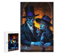 Rompecabezas para Adultos 1000 PCS Baron Samedi and Maman Brigitte in Gothic Setting Rompecabezas para Adultos Juegos Familiares Alivia El Estrés Regalo De Cumpleaños, Regalos, 1000 PCS