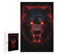 Rompecabezas para Adultos 1000 PCS Bear Red and Black Animals Rompecabezas para Adultos Juegos Familiares Alivia El Estrés Regalo De Cumpleaños, Regalos, 1000 PCS