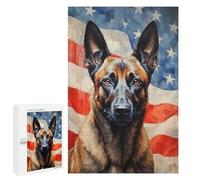 Rompecabezas para Adultos 1000 PCS Belgian Malinois Rompecabezas para Adultos Juegos Relajantes Mejora La Memoria Cumpleaños Y Navidad 1000 PCS