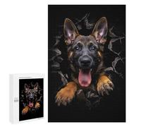 Rompecabezas para Adultos 1000 PCS Belgian Malinois Rompecabezas para Adultos Juguetes Antiestrés Análisis Y Lógica Regalo De Cumpleaños, Regalos, 1000 PCS