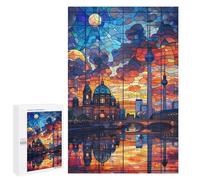 Rompecabezas para Adultos 1000 PCS Berlin Twilight Rompecabezas para Adolescentes Juego De Ingenio Análisis Y Lógica 1000 PCS