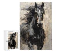 Rompecabezas para Adultos 1000 PCS Black Horse Palette Rompecabezas para Adultos Juguetes Antiestrés Mejora La Memoria Regalos De Cumpleaños Y Únicos 1000 PCS
