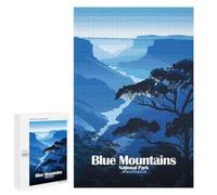 Rompecabezas para Adultos 1000 PCS Blue Mountains National Park Australia Juego De Rompecabezas para Ejercitar La Mente Corte De Precisión Interacción Entre Padres E Hijos 1000 PCS