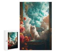 Rompecabezas para Adultos 1000 PCS Celestial Whiskers Rompecabezas para Adultos Juegos Relajantes Mejora La Memoria Cumpleaños Y Navidad 1000 PCS