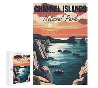 Rompecabezas para Adultos 1000 PCS Channel Islands National Park Rompecabezas para Adultos Juego Práctico Mejora La Memoria Regalos para Amigos Y Familiares 1000 PCS