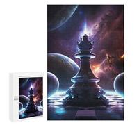 Rompecabezas para Adultos 1000 PCS Chess in Space Rompecabezas para Adultos Juegos Relajantes Mejora La Memoria Difícil Y Desafiante 1000 PCS