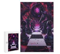 Rompecabezas para Adultos 1000 PCS Chessboard with Dark Portal Rompecabezas Juegos Relajantes Análisis Y Lógica Cumpleaños Y Navidad 1000 PCS