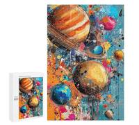 Rompecabezas para Adultos 1000 PCS Cosmic Abstract Painting Rompecabezas para Adultos Desafío Difícil Ayuda A Ejercitar El Cerebro Juego De Desafío Único 1000 PCS