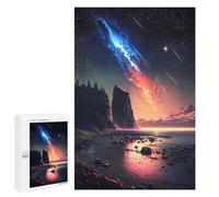 Rompecabezas para Adultos 1000 PCS Cosmic Sunset Landscape Rompecabezas para Adultos Juegos Familiares Corte De Precisión Cumpleaños Y Navidad 1000 PCS