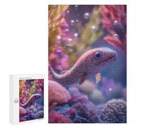 Rompecabezas para Adultos 1000 PCS Curious Baby Eel Fish in Coral Reef Rompecabezas para Adultos Juego De Ingenio Regalos para Mujeres Regalos para Amigos Y Familiares 1000 PCS