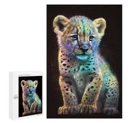Rompecabezas para Adultos 1000 PCS Cute Galaxy Baby Leopard Rompecabezas para Adultos Juegos Familiares Corte De Precisión Cumpleaños Y Navidad 1000 PCS