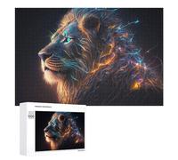Rompecabezas para Adultos 1000 PCS Electric Lion's Majesty Rompecabezas para Adultos Juguete Decoración De Pared Regalos para Mujeres Gran Regalo para Juegos 1000 PCS