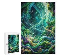 Rompecabezas para Adultos 1000 PCS Enchanted Forest A Whimsical Dreamscape Rompecabezas para Adultos Juguete Decoración De Pared Decoración Desafiante De Completar 1000 PCS
