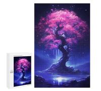 Rompecabezas para Adultos 1000 PCS Epic Viole Blue Tree Rompecabezas para Adultos Juguetes Antiestrés Análisis Y Lógica Regalo De Cumpleaños, Regalos, 1000 PCS