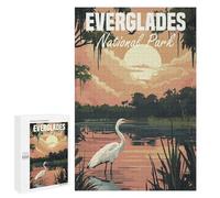Rompecabezas para Adultos 1000 PCS Everglades National Park Rompecabezas para Adultos Juego Práctico Mejora La Memoria Regalos para Amigos Y Familiares 1000 PCS