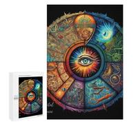Rompecabezas para Adultos 1000 PCS Eye of The Universe Mystic Vision Rompecabezas para Adultos Juguete Decoración De Pared Regalos para Mujeres Gran Regalo para Juegos 1000 PCS