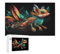 Rompecabezas para Adultos 1000 PCS Fantasy Creature with Feathers and Scales Rompecabezas para Adultos Juguete Decoración De Pared Regalos para Mujeres Gran Regalo para Juegos 1000 PCS