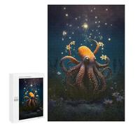 Rompecabezas para Adultos 1000 PCS Fantasy World Octopus Rompecabezas para Adultos Juegos Relajantes Mejora La Memoria Difícil Y Desafiante 1000 PCS